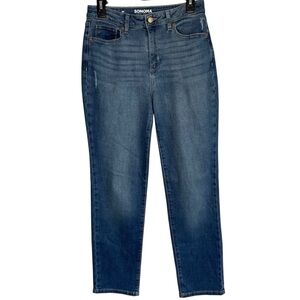Sonoma Women's Straight Leg Jeans - Dark Blue